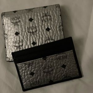 Mcm wallet and card holder bundle